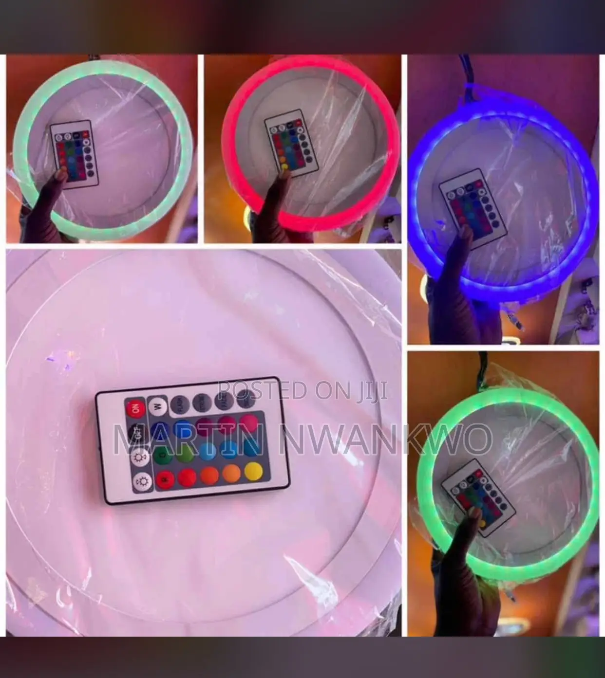 Surface Panel Light - Seven Colors With Remote Control