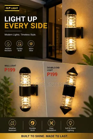 Weather Resistance Built to Shine /Made to Late Wall Lamp