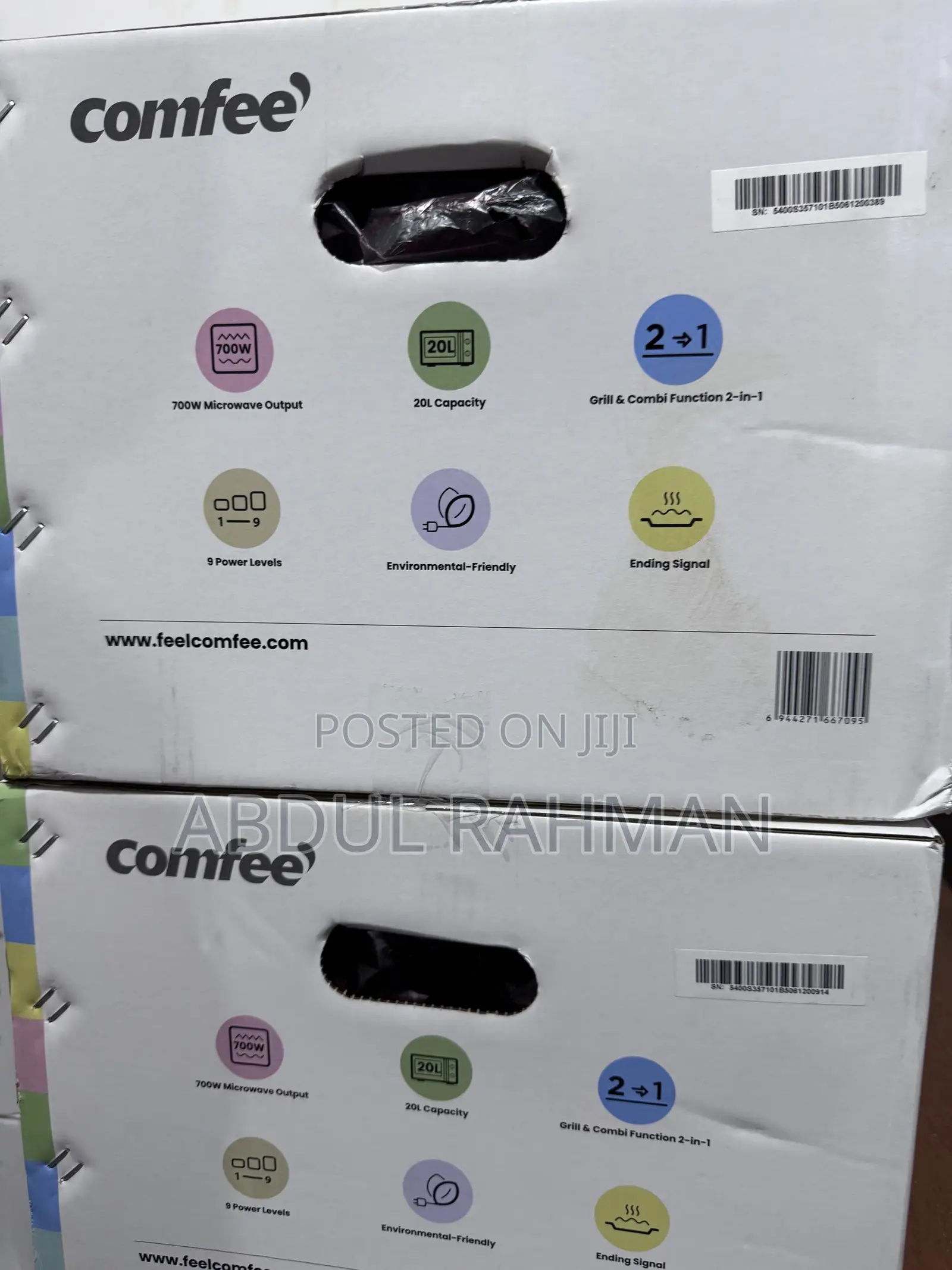 Comfee Microwave With Grill 20L