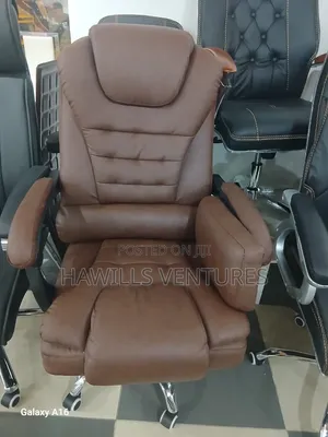 Brown Executive High-Back Office Chair