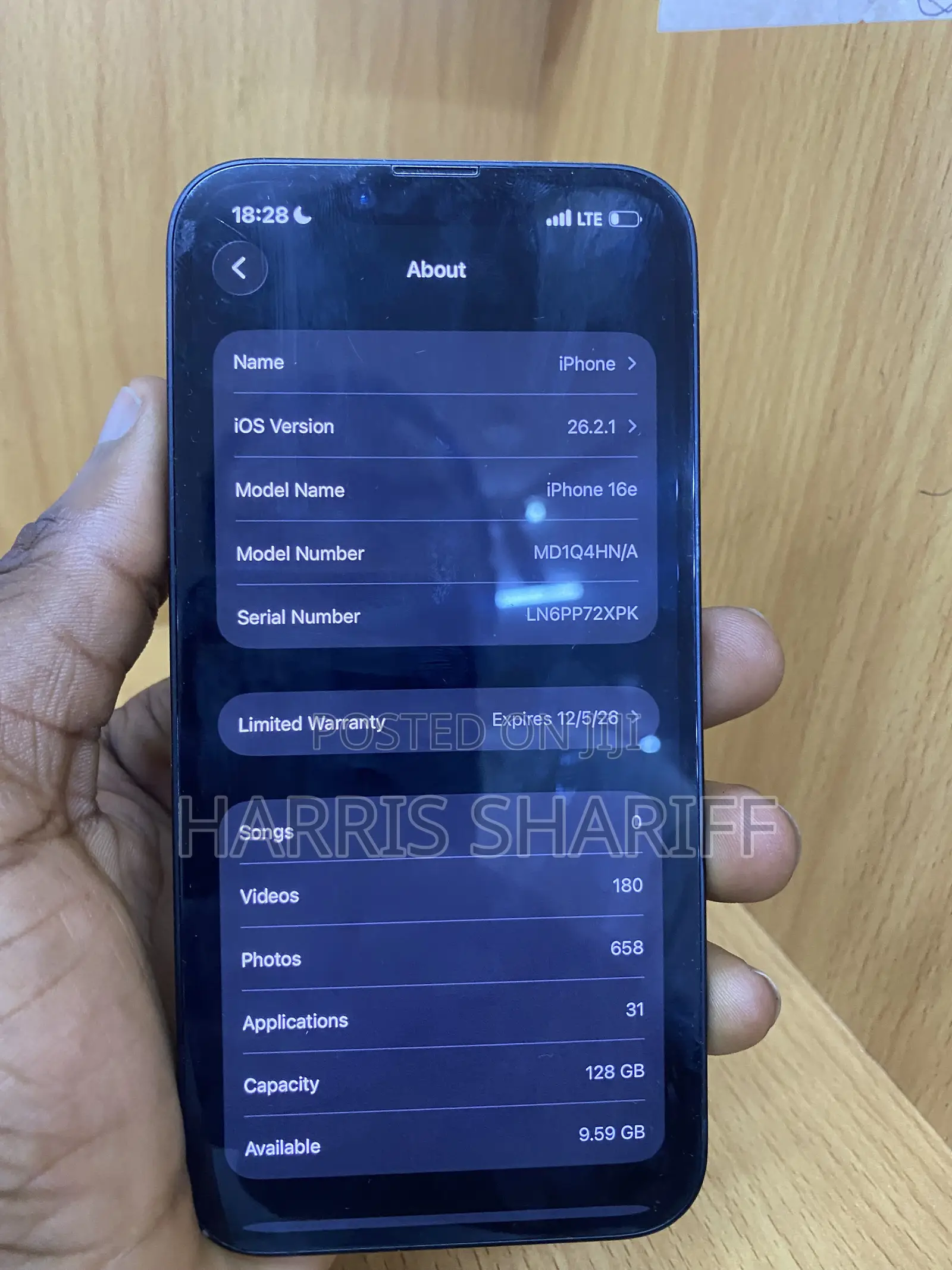 Apple iPhone 16e 128 GB Black