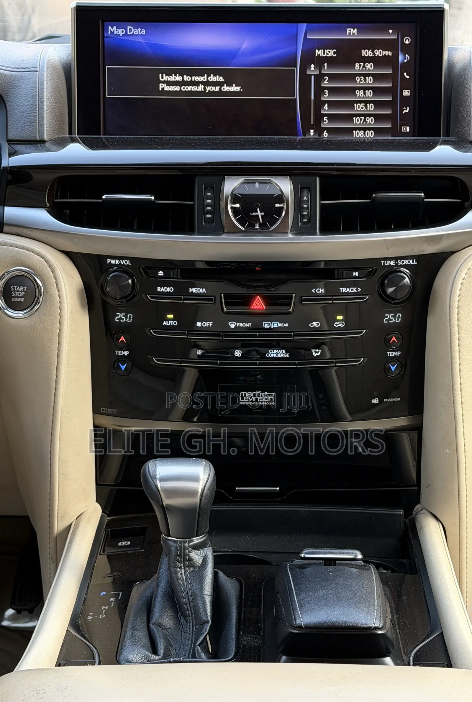 Lexus LX 570 AWD 2017 Black