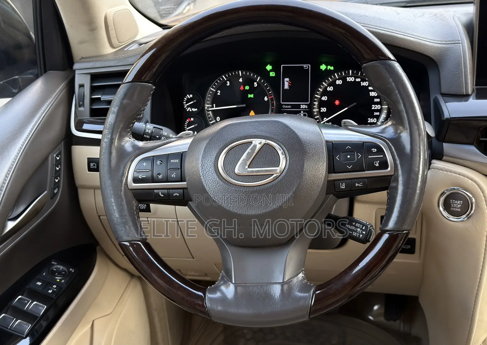 Lexus LX 570 AWD 2017 Black
