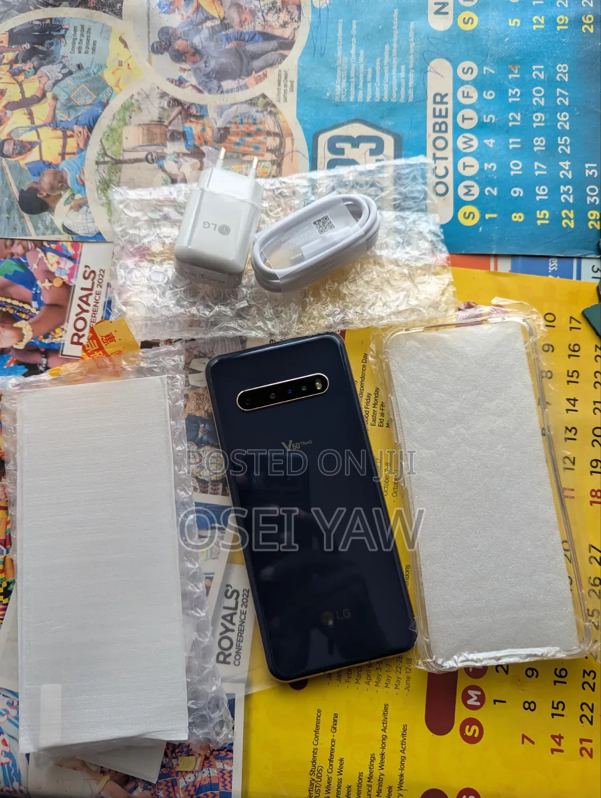 New LG V60 ThinQ 5G 128 GB Black