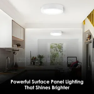 Fireproof Material Panel Light Surface Type White /Warm/Blue