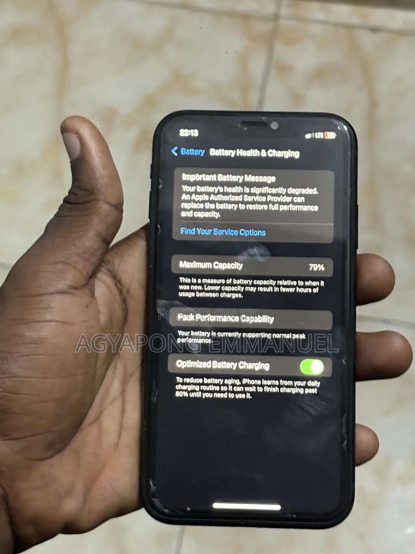 Apple iPhone XR 64 GB Black