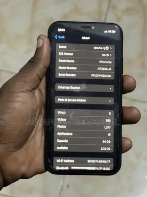 Apple iPhone XR 64 GB Black
