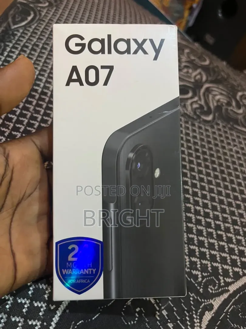 New Samsung Galaxy A07 4G 64 GB Black