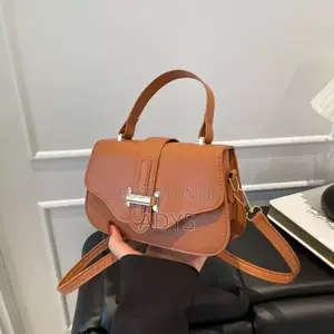 Blue Flap Crossbody Bag