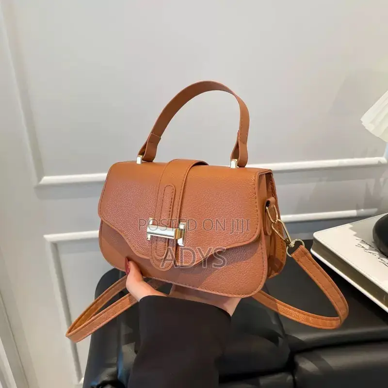 Blue Flap Crossbody Bag
