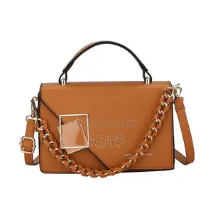 Red Chain Strap Handbag