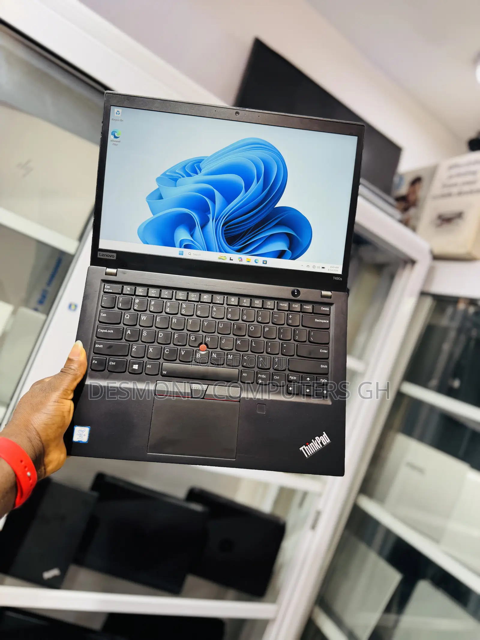 Laptop Lenovo ThinkPad T490s 16GB Intel Core i5 SSD 256GB