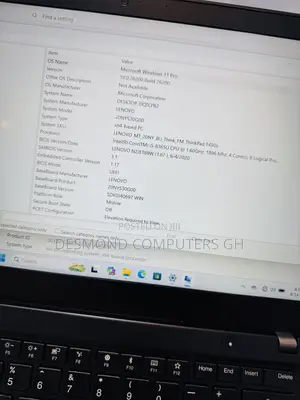 Laptop Lenovo ThinkPad T490s 16GB Intel Core i5 SSD 256GB