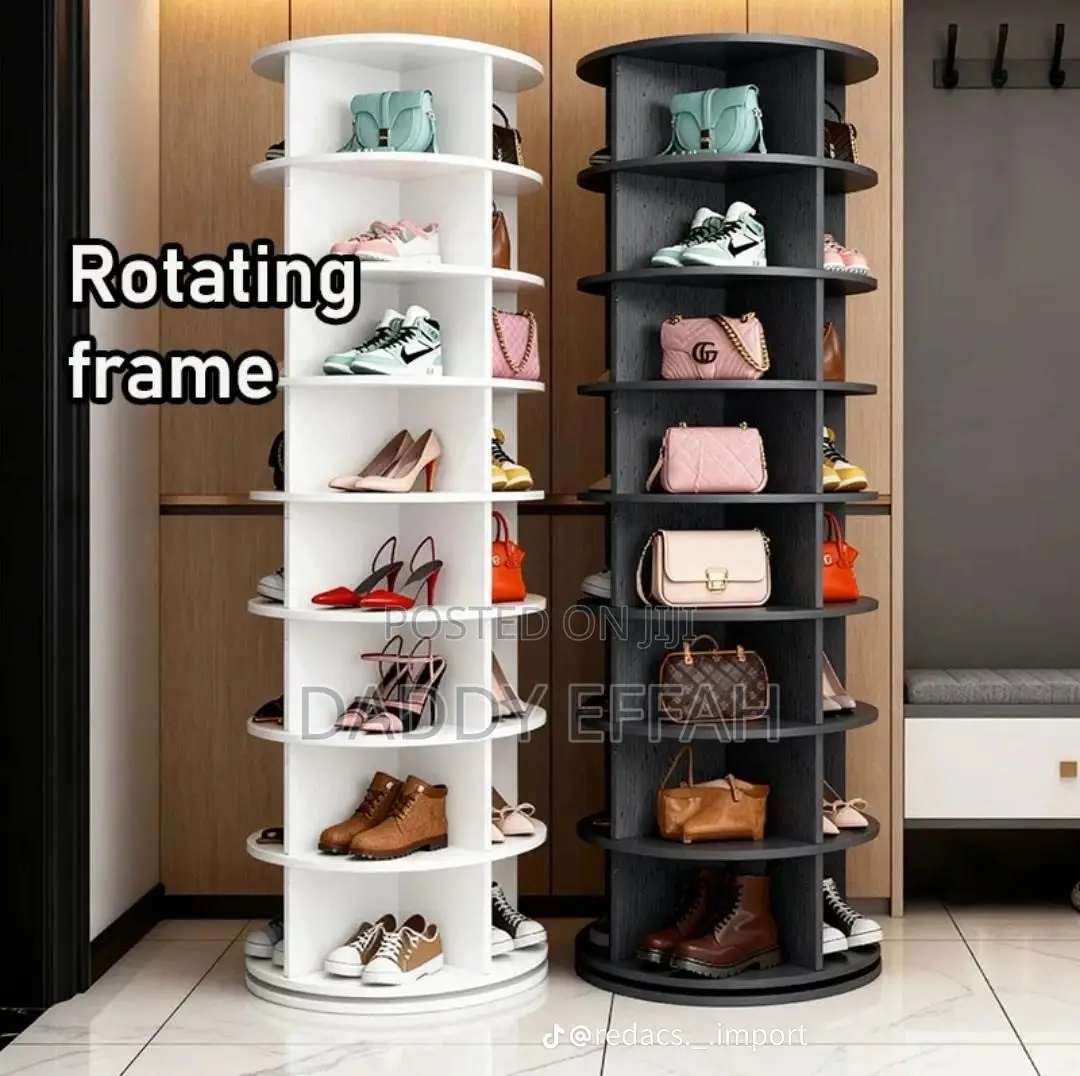 7 Layers Rotating Shoerack