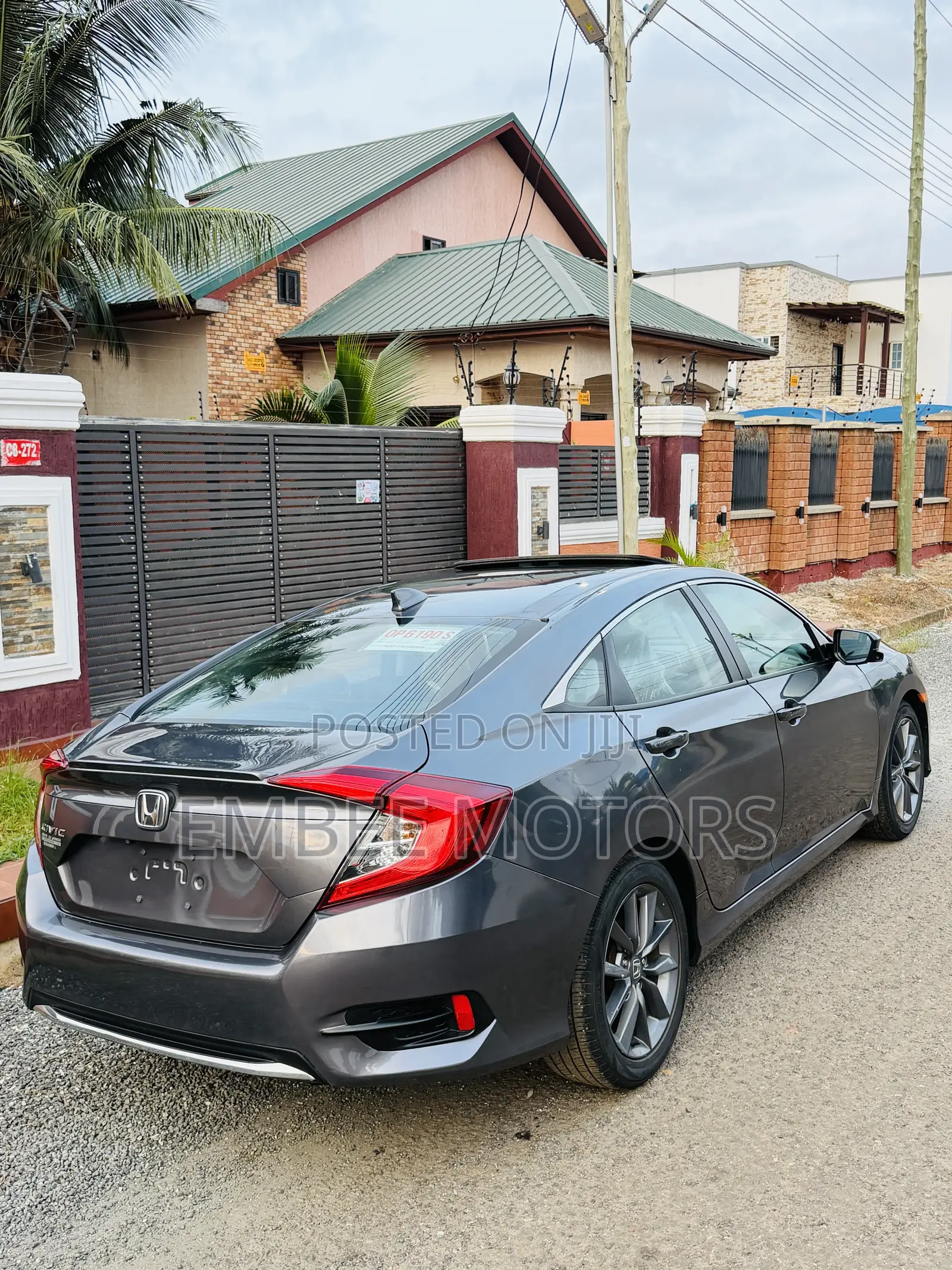 Honda Civic EX Sedan 2019 Gray