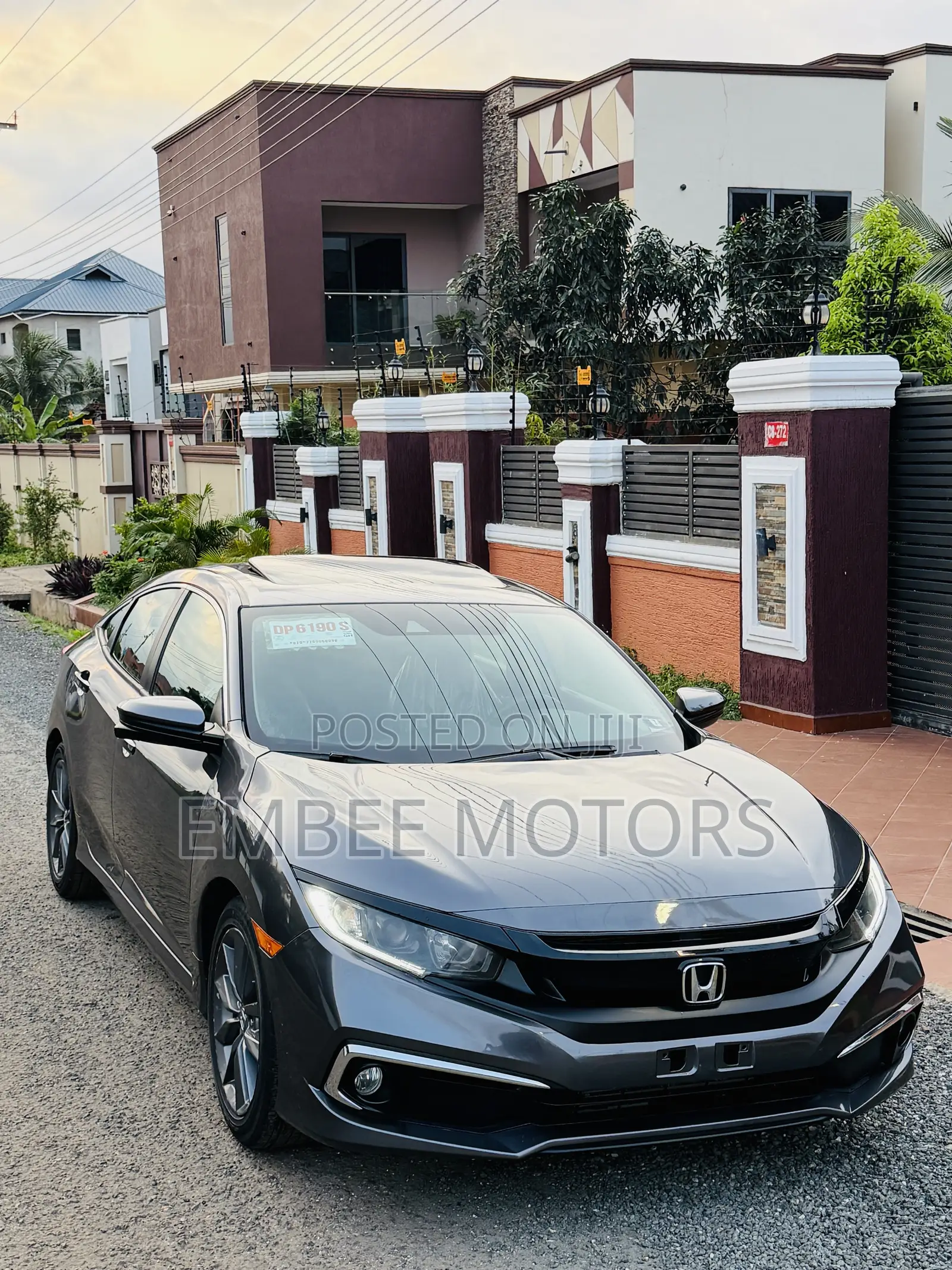 Honda Civic EX Sedan 2019 Gray