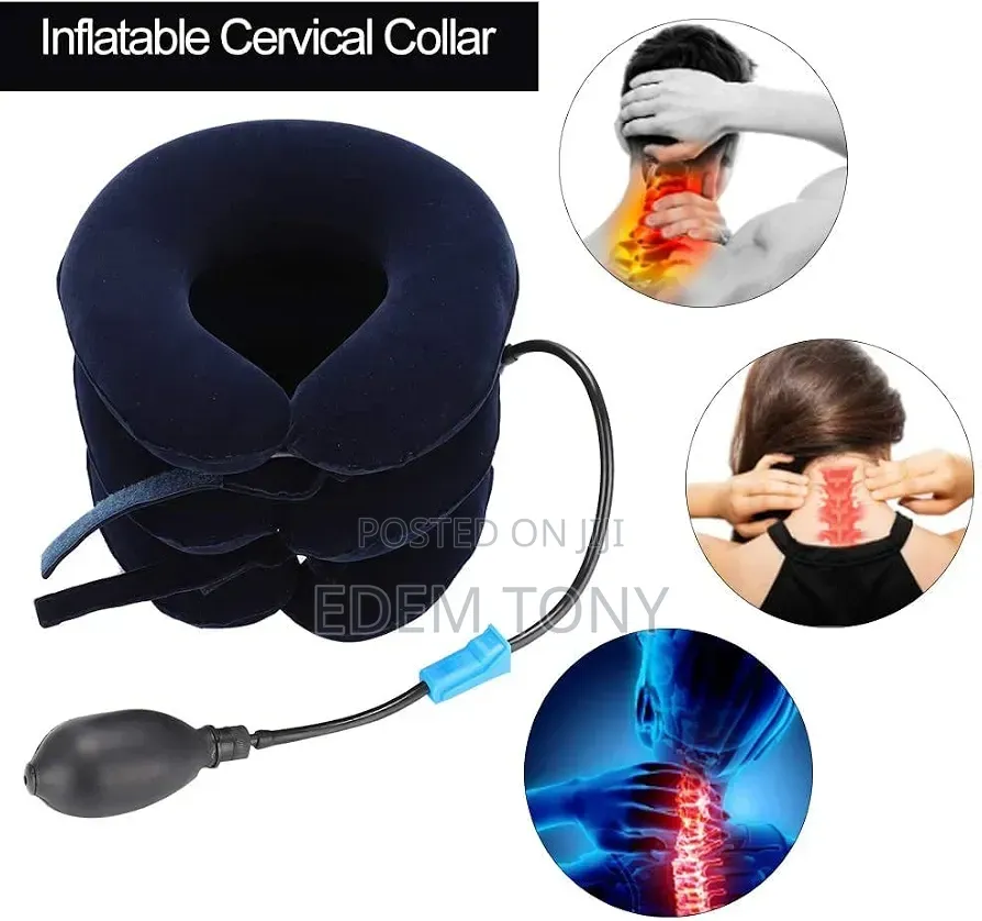 Neck Stretcher: Neck Back Relief- Inflatable Air Cervical Traction