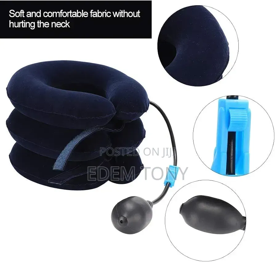Neck Stretcher: Neck Back Relief- Inflatable Air Cervical Traction