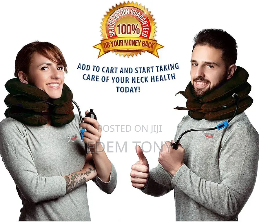 Neck Stretcher: Neck Back Relief- Inflatable Air Cervical Traction