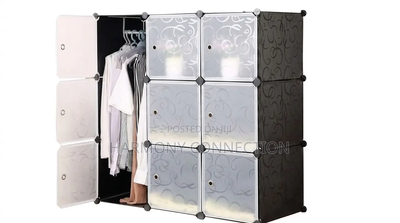9-Cube DIY Plastic Wardrobe