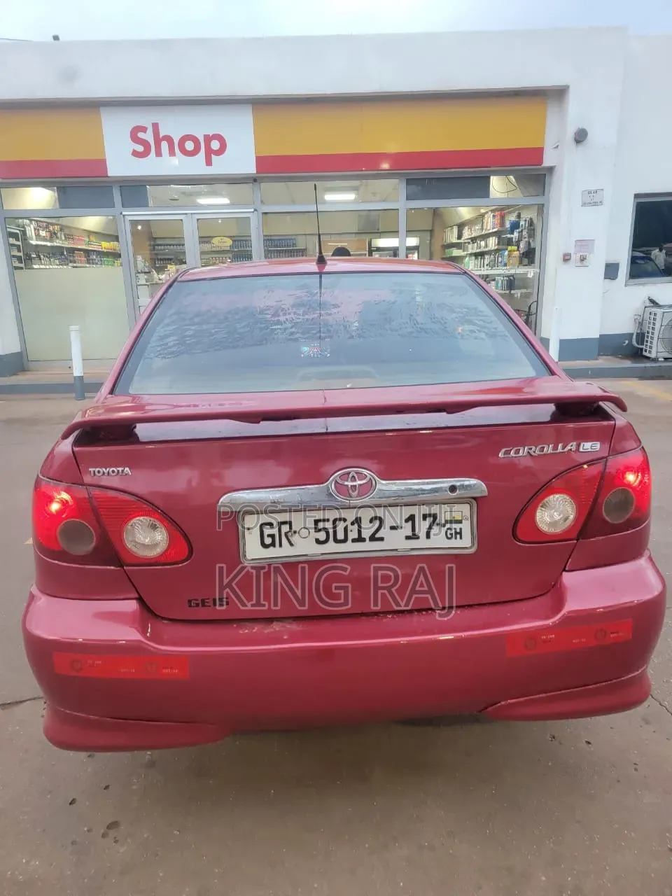 Toyota Corolla 2007 Red