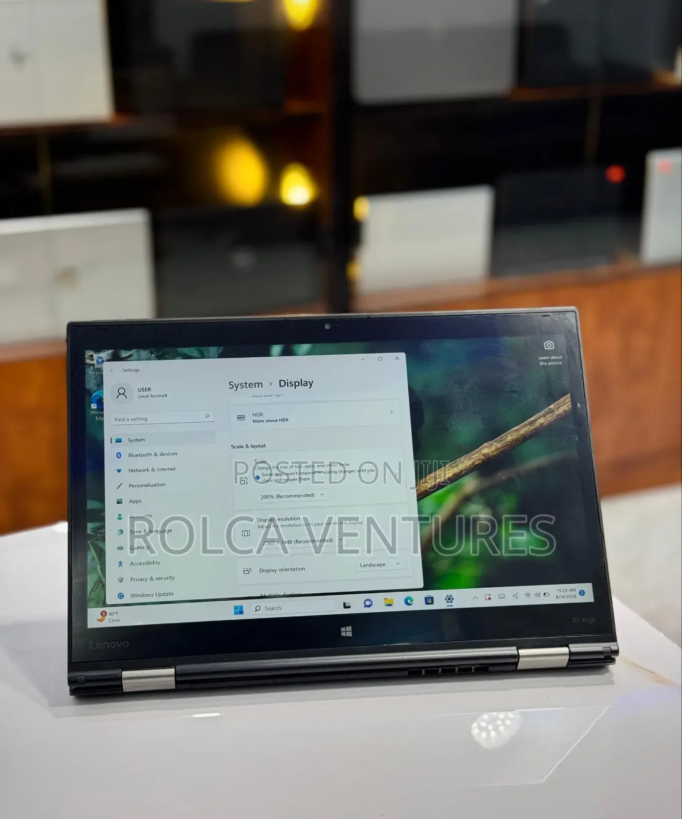 Laptop Lenovo ThinkPad X1 Yoga 16GB Intel Core i7 SSD 512GB