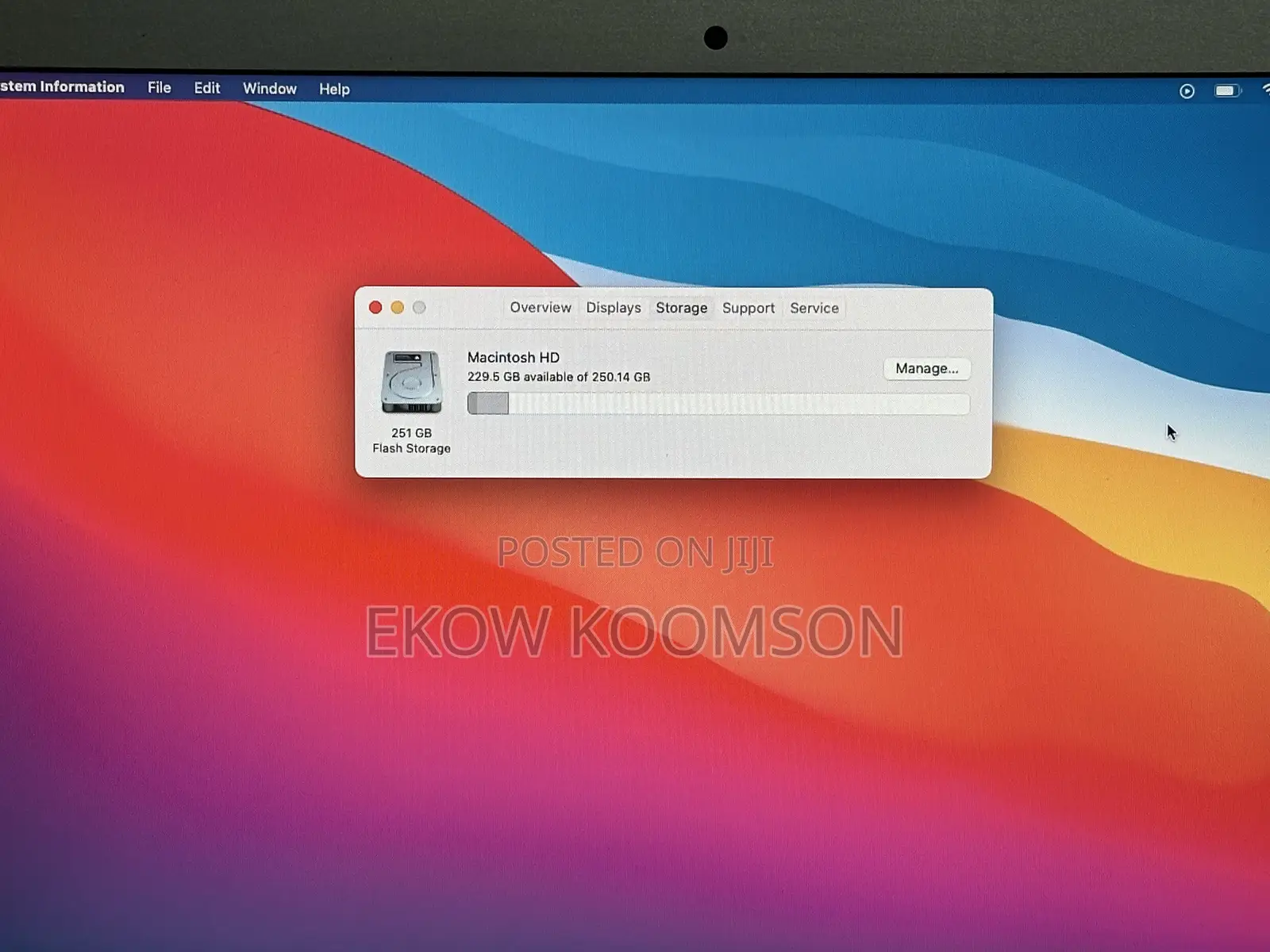 Laptop Apple MacBook 2013 8GB Intel Core i7 SSD 256GB