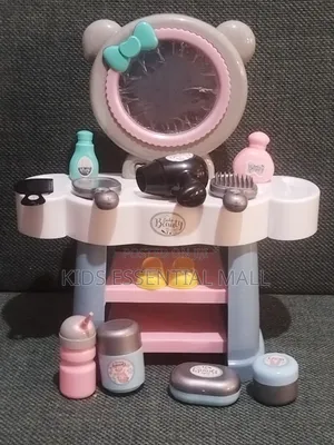 Interactive Doll and Dressing Table With Accessories