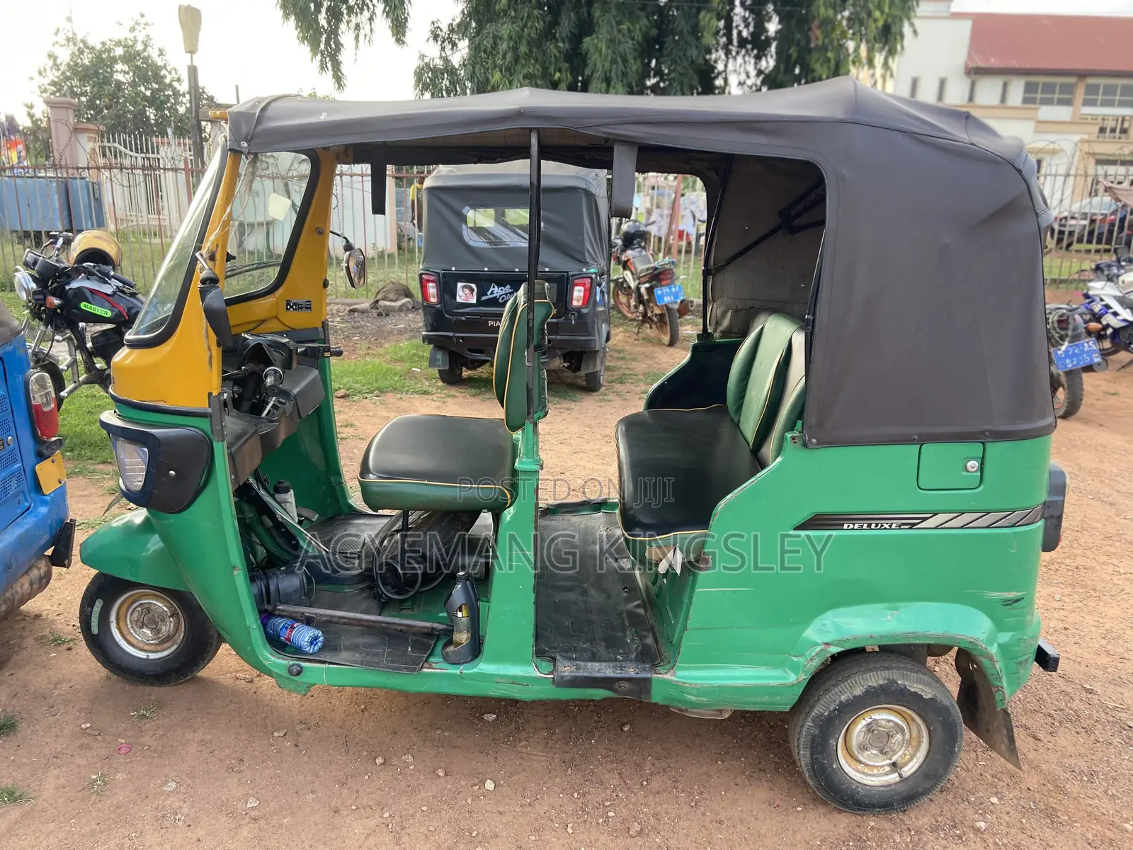 TVS King Deluxe Plus iTouch Start 2024 Green