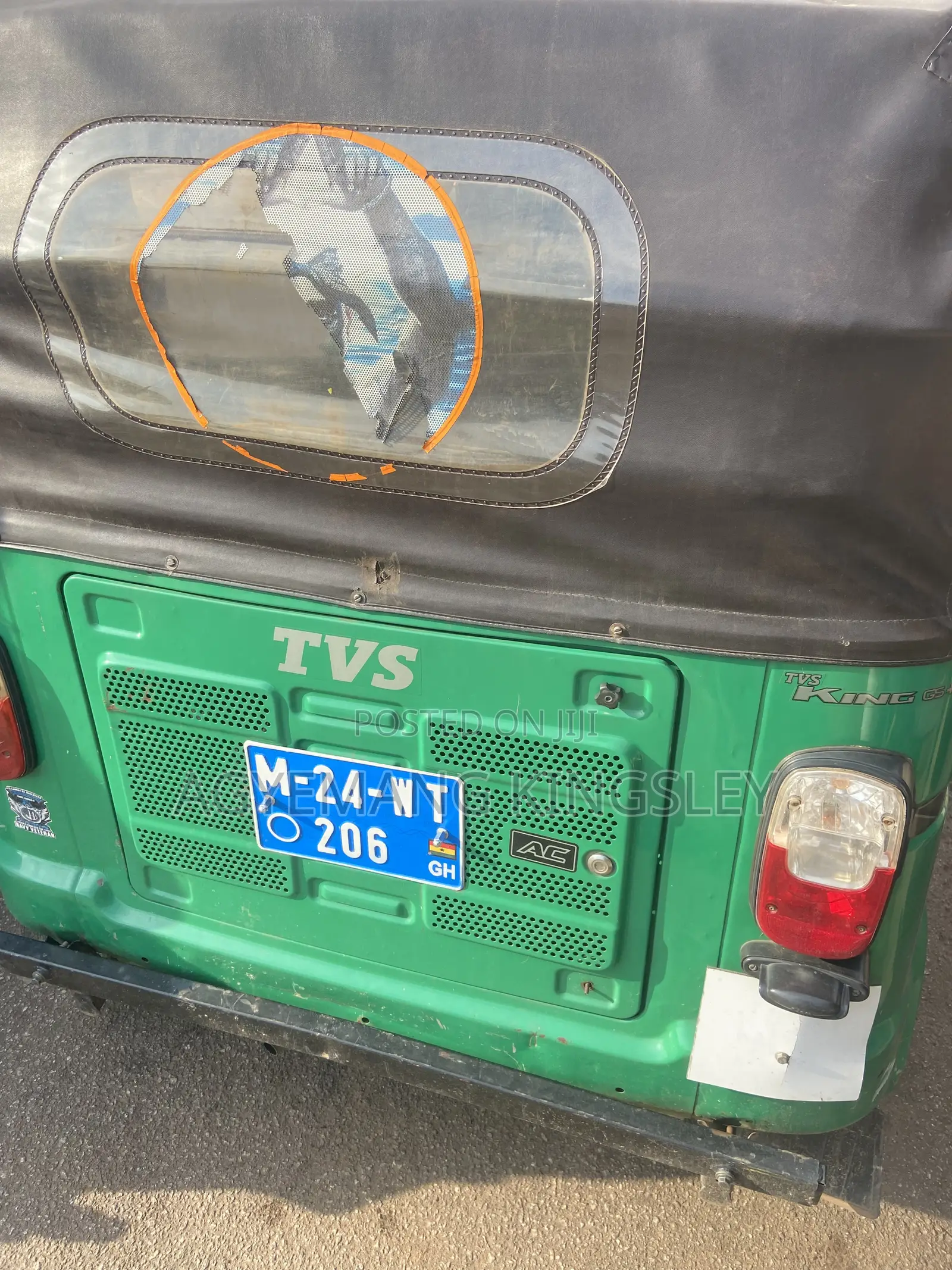 TVS King Deluxe Plus iTouch Start 2024 Green