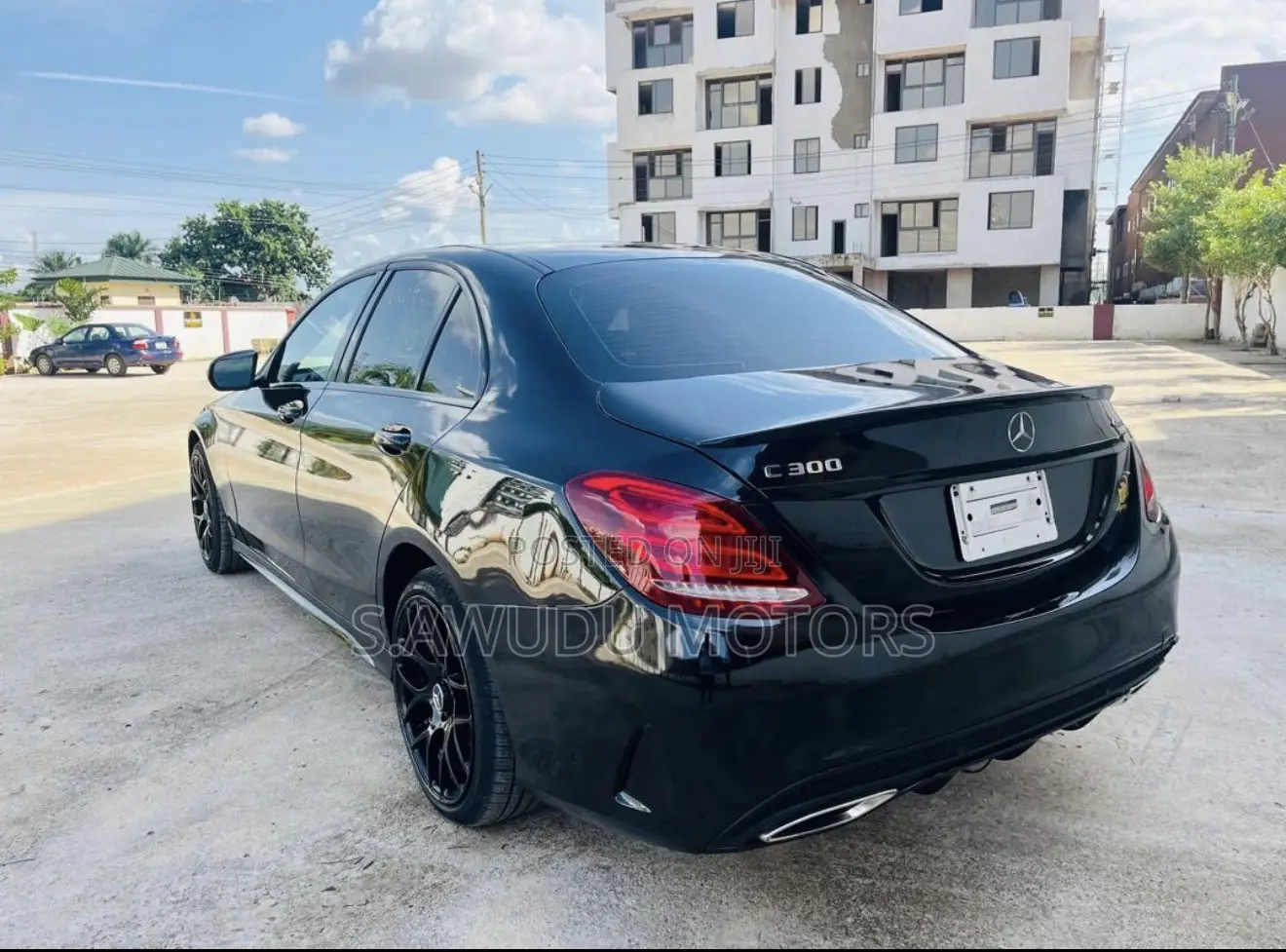 Mercedes-Benz C300 Base 4Matic Sedan AWD (2.0L 4cyl 7A) 2017 Black