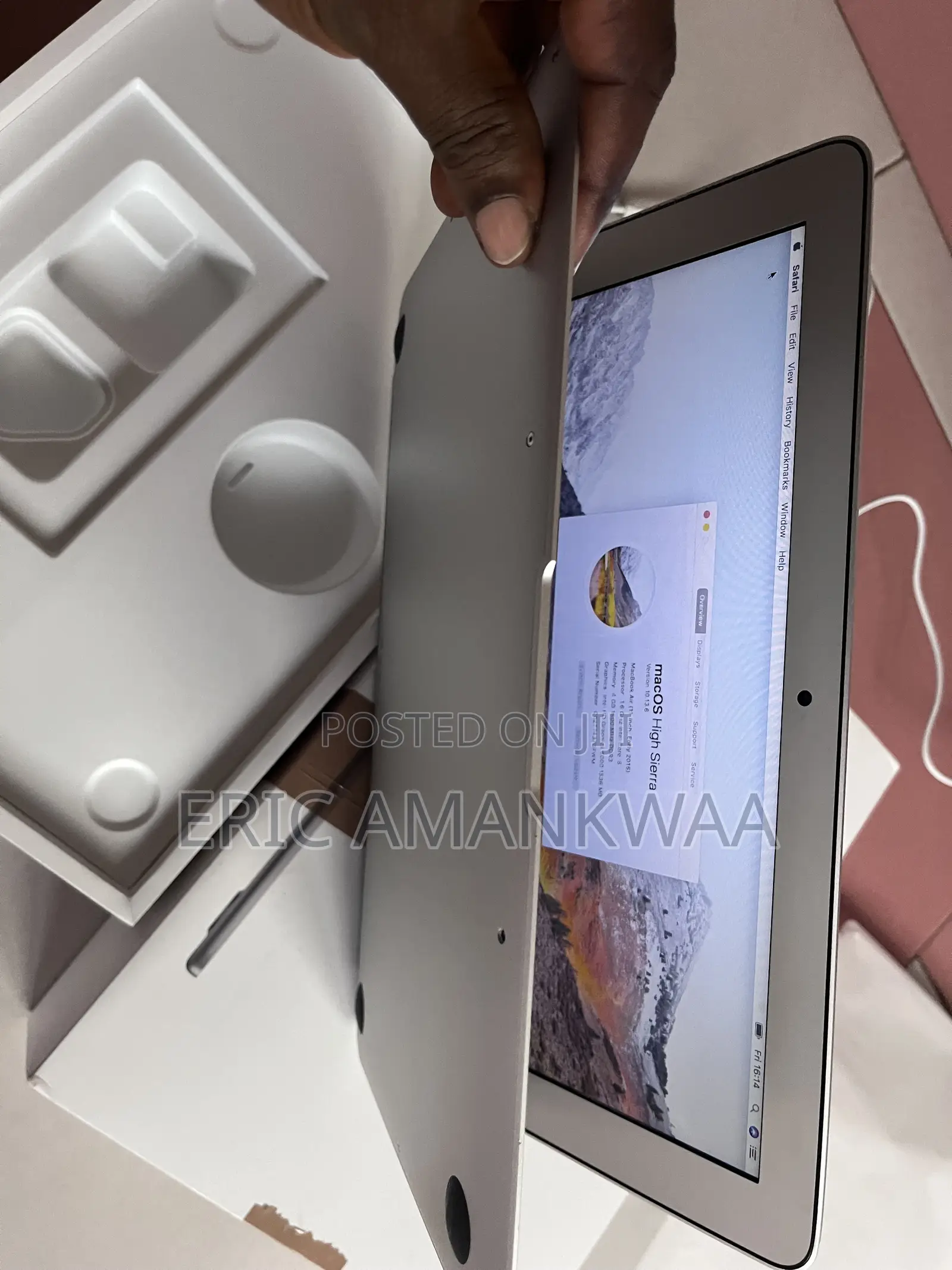 Laptop Apple MacBook Air 4GB Intel Core i5 SSD 256GB
