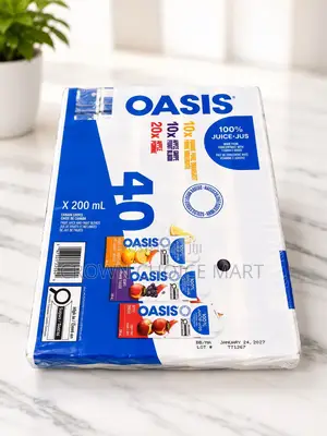 Oasis 100% Fruit Juice 40-Pack – Pure Wholesale Price!