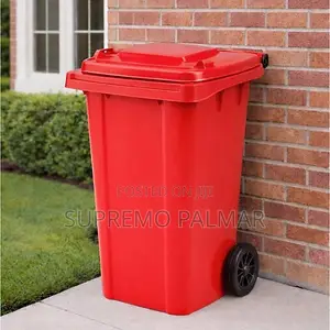 Large 240L Garbage Bin on Wheels – Durable Outdoor Waste Container