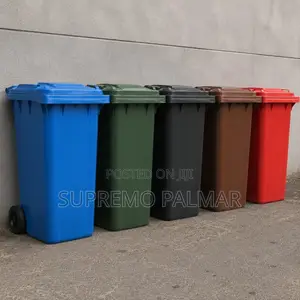 Large 240L Garbage Bin on Wheels – Durable Outdoor Waste Container