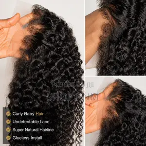 Kinky Hairline Frontal Wet Curls 14”