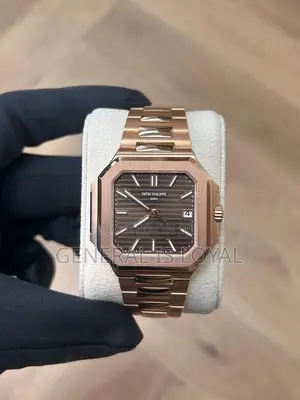 Patek Philippe Cubitus 7128/1r-001 Rose Goldsunburst Brown Dial.