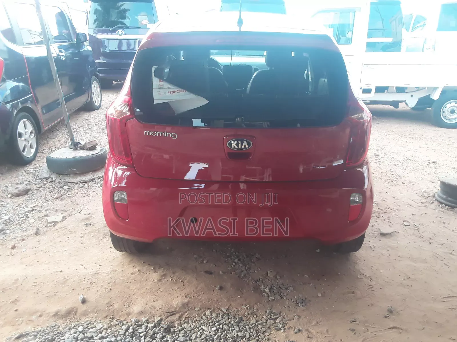 Kia Morning 2013 Red
