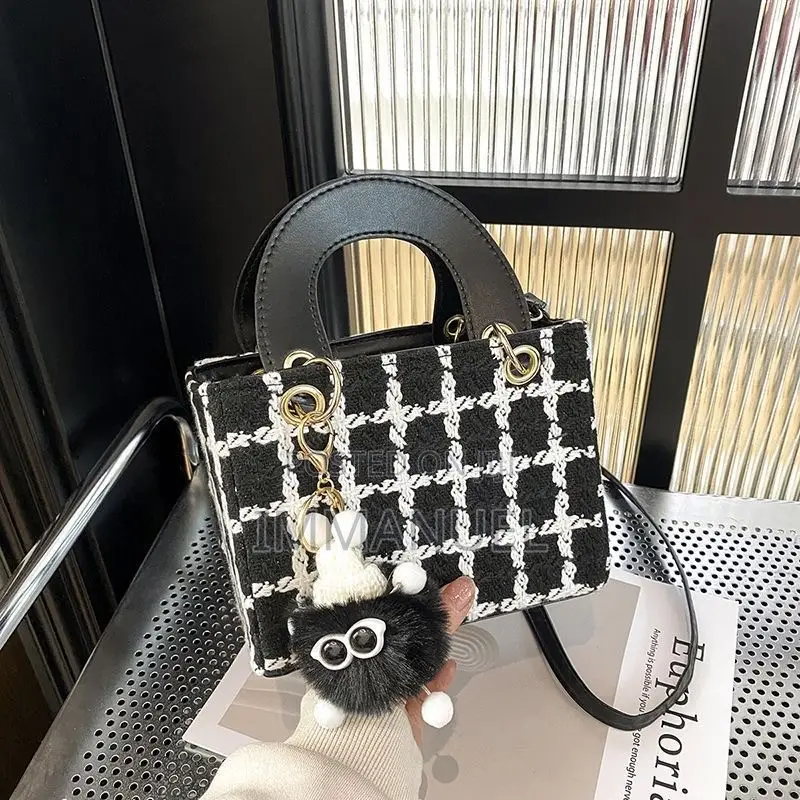 Black and White Square Bag