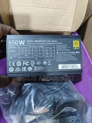 650w Gaming Power Supply New in Box