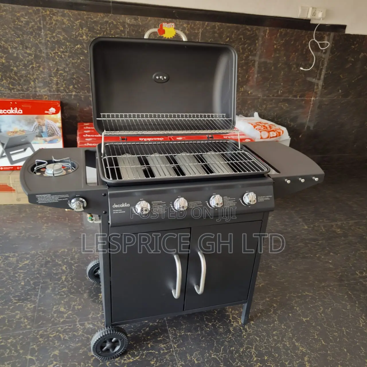 Ever Reliable 4 Burner Gas Barbecue Grill Stand From Decakila