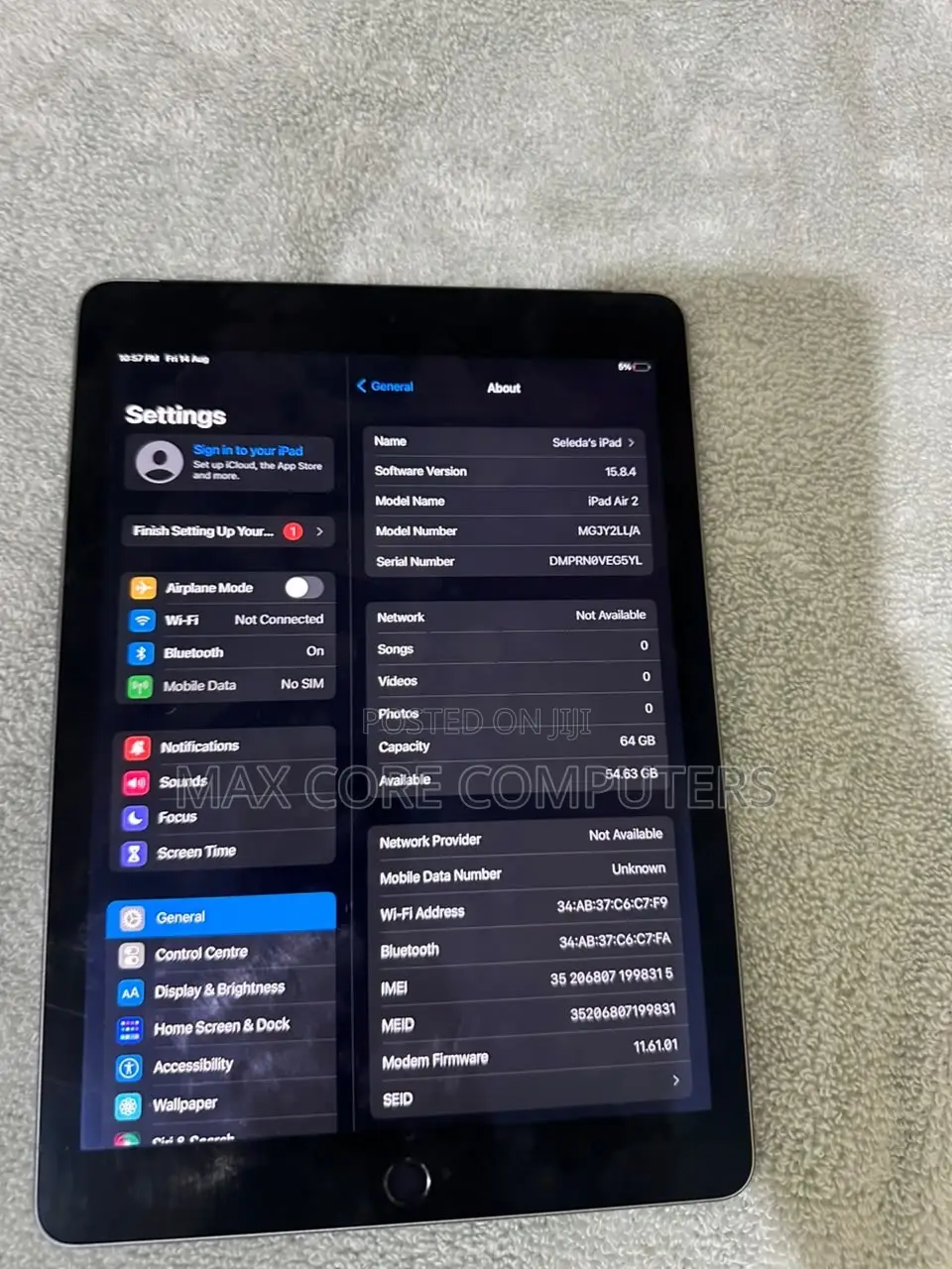 Apple iPad Air 2 64 GB Gray