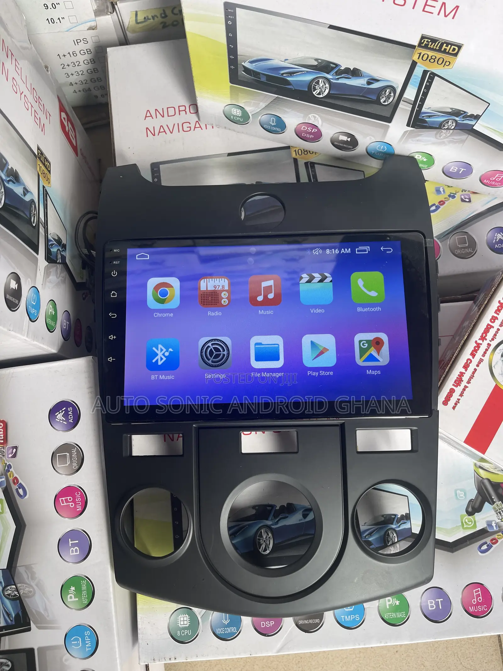 KIA Forte 2012 Android Infotainment Upgrade Screen 8”