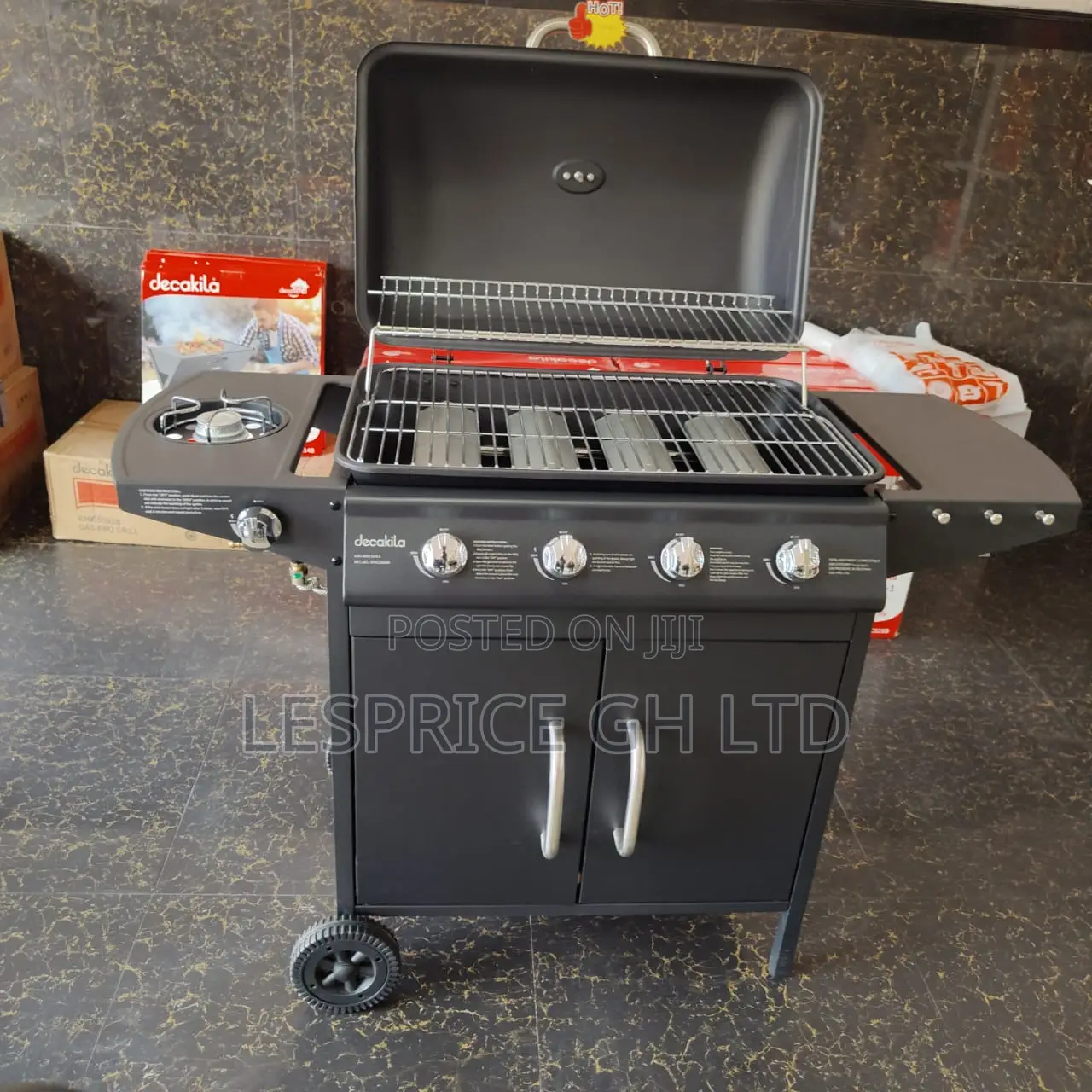 Magnificently Unique 4 Burner BBQ Grill Stand From Decakila