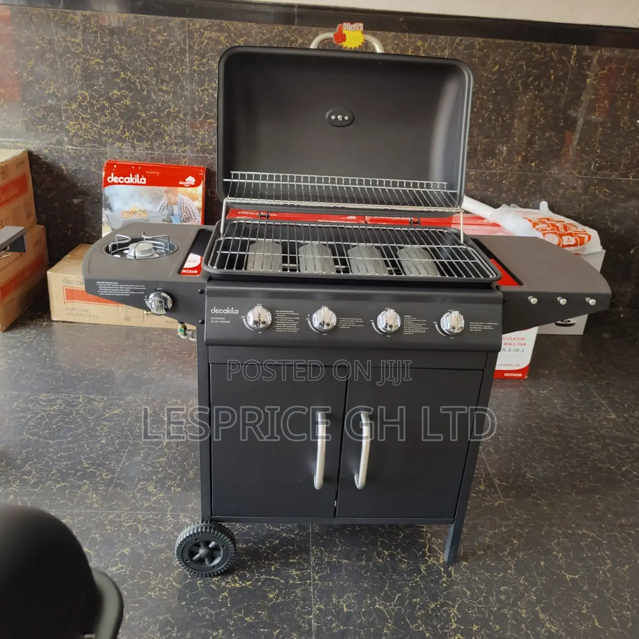 Magnificently Unique 4 Burner BBQ Grill Stand From Decakila