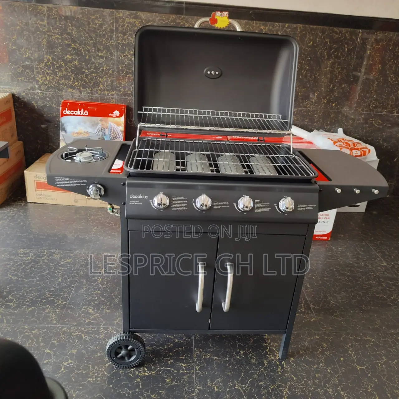 Great Performance Yet Vey Affordable 4 Burner Gas BBQ Grill Stand