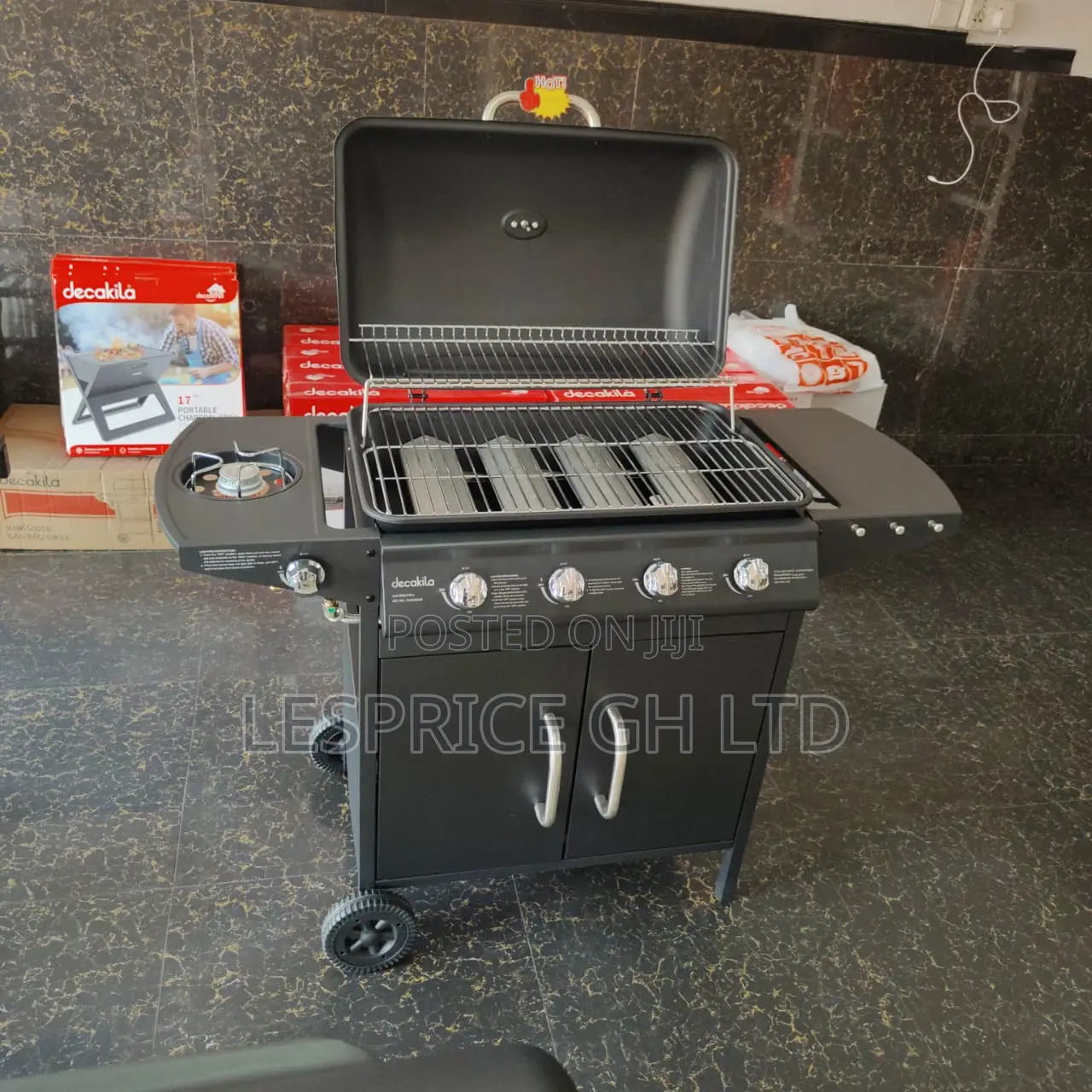 Long Lasting Original Decakila 4 Burner Gas Grill Stand