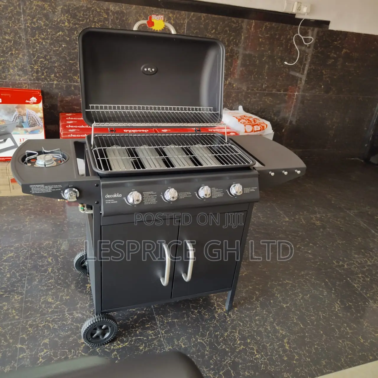 Topmost Super Quality 4 Burner Gas BBQ Gill Stand From Decakila