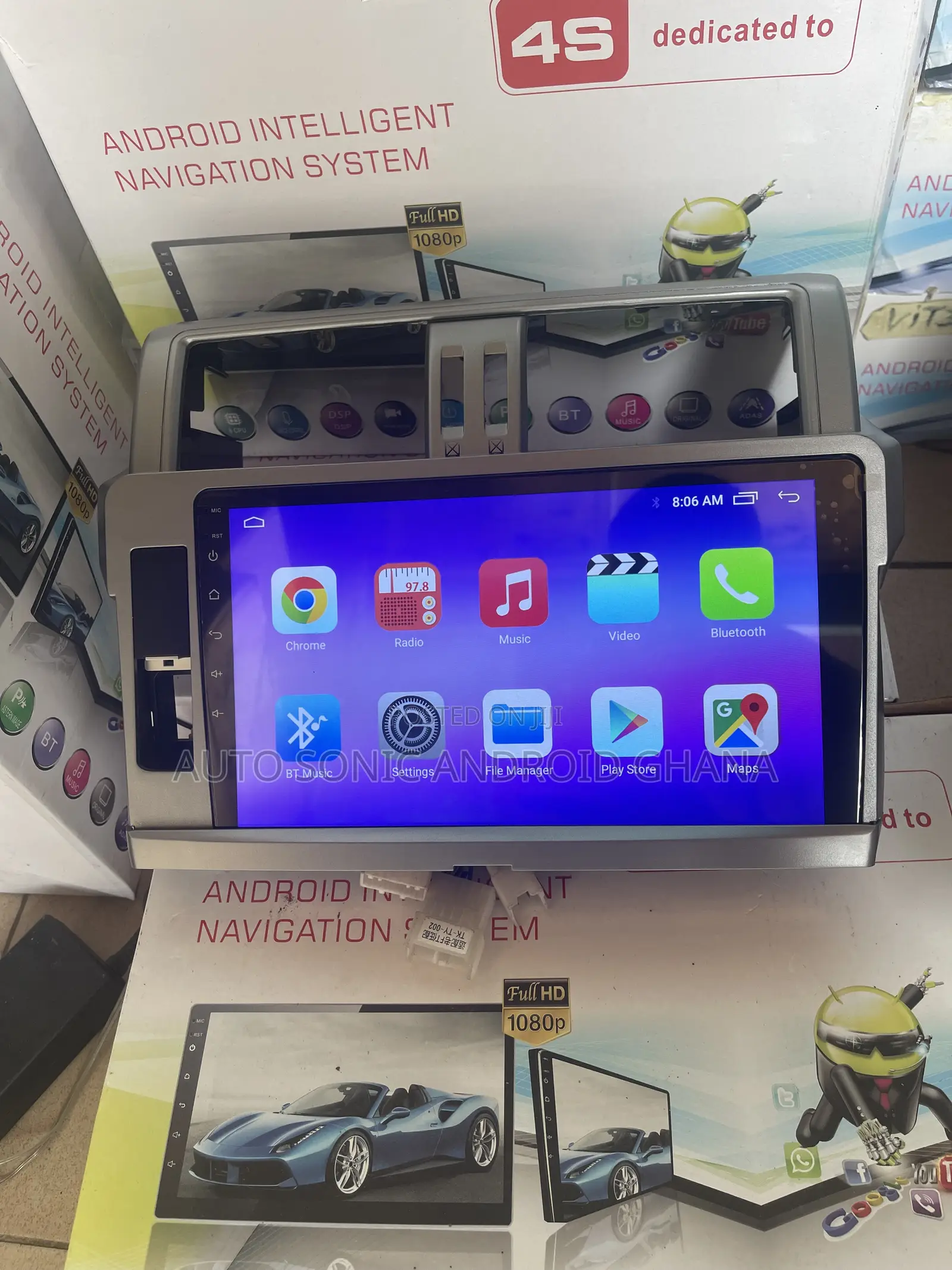 Toyota Land Cruiser Prado 2014 Android Infotainment Upgrade Screen 10”