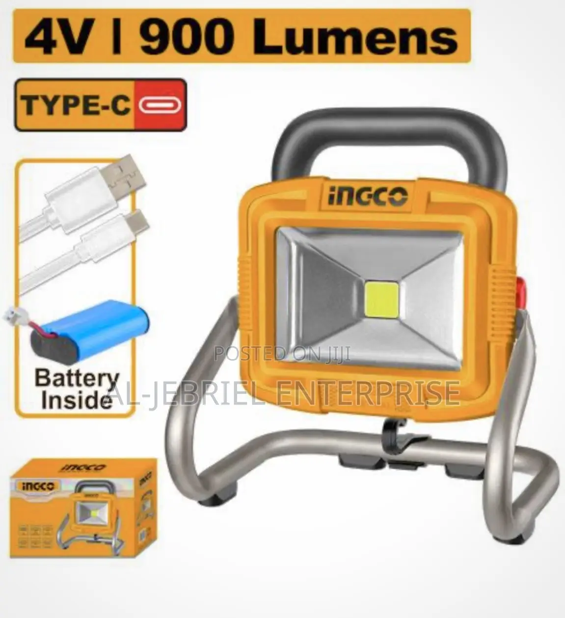 Ingco Portable Rechargeable Lamp